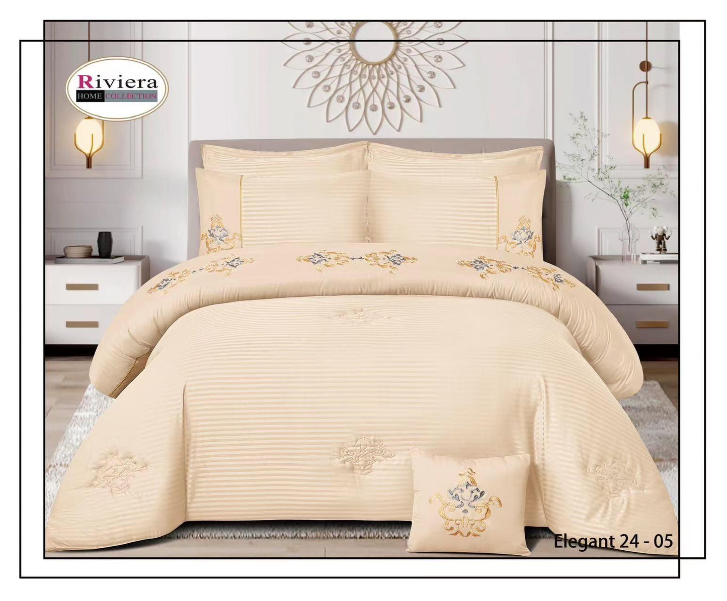 طقم فندقي اليجانت مطرز